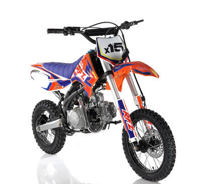Apollo DB X-15 125cc Youth Dirt Bike (Manual)