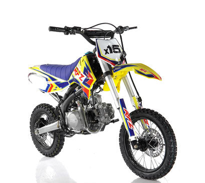 Apollo DB X-15 125cc Youth Dirt Bike (Manual)