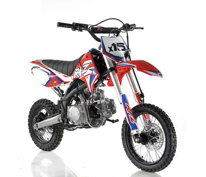 Apollo DB X-15 125cc Youth Dirt Bike (Manual)