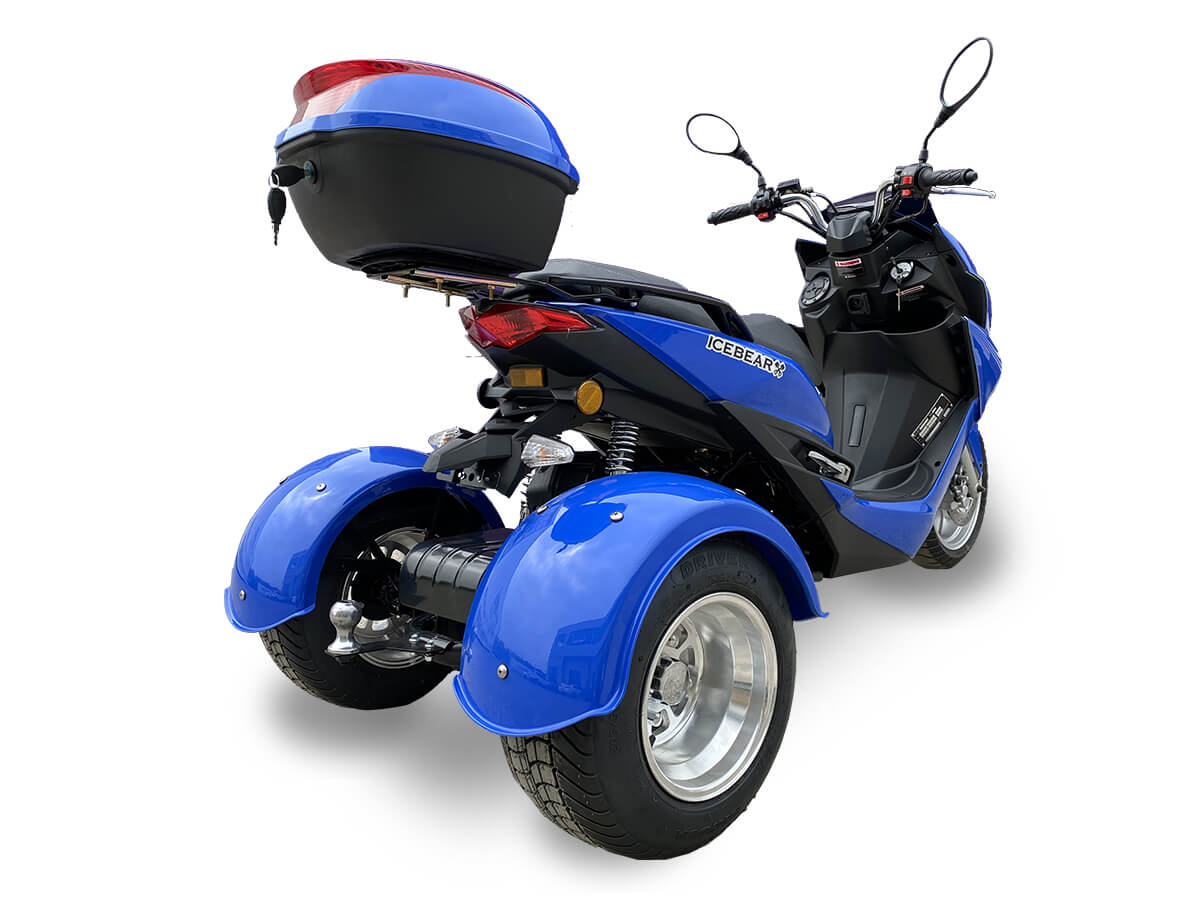 IceBear TRIFECTA (PST50-2) 49cc Trike Scooter