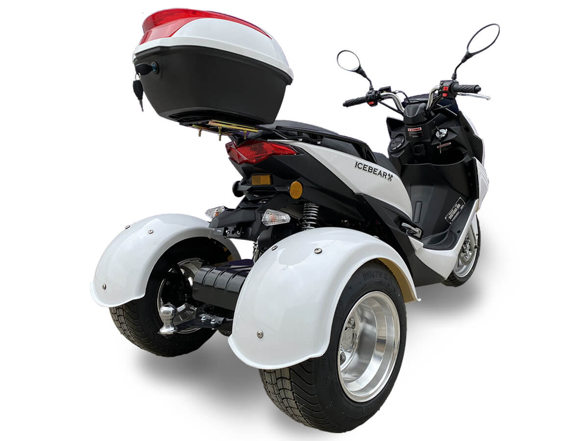 IceBear TRIFECTA (PST50-2) 49cc Trike Scooter