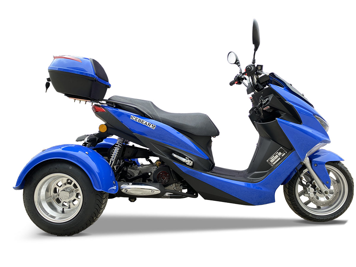 IceBear TRIFECTA (PST50-2) 49cc Trike Scooter