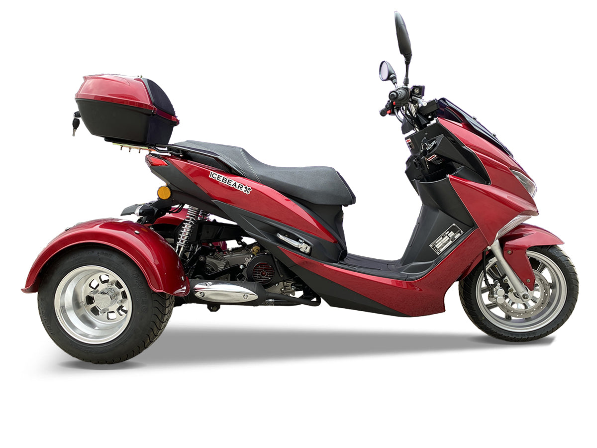 IceBear TRIFECTA (PST50-2) 49cc Trike Scooter